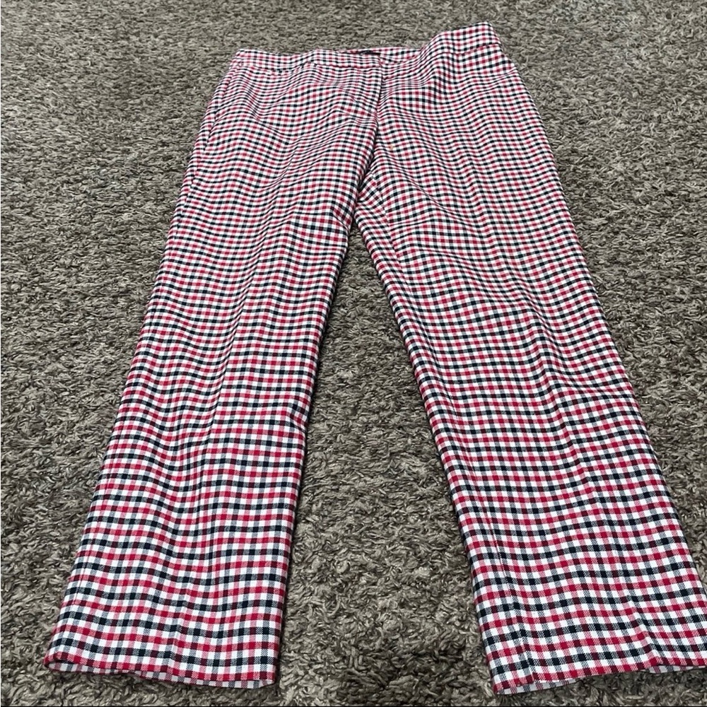 Talbots bundle of four pairs plaid pants women’s size 6 petite - Picture 4 of 6